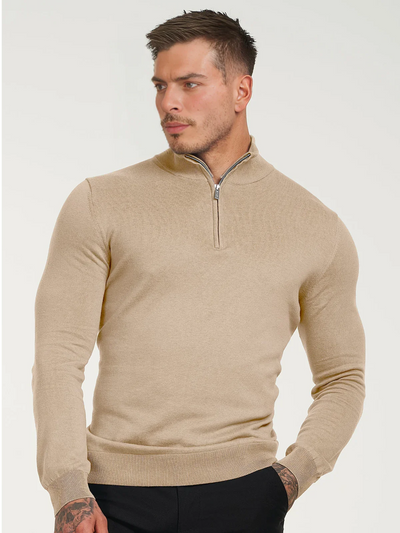 Svendora™ | Moderne Strik med Halv-Zip