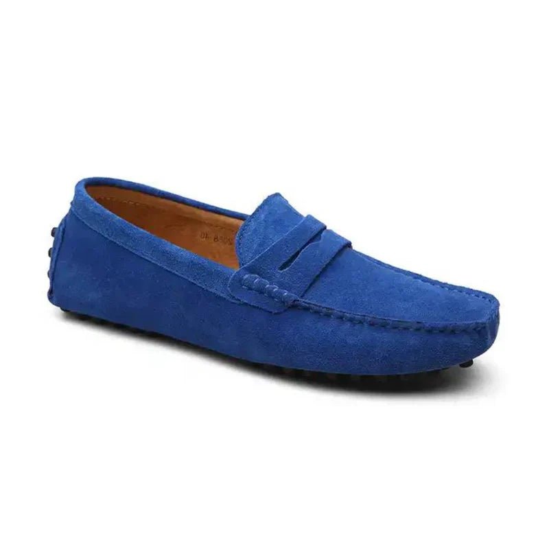 Svendora™| Driver - loafers i ruskind - Svendora