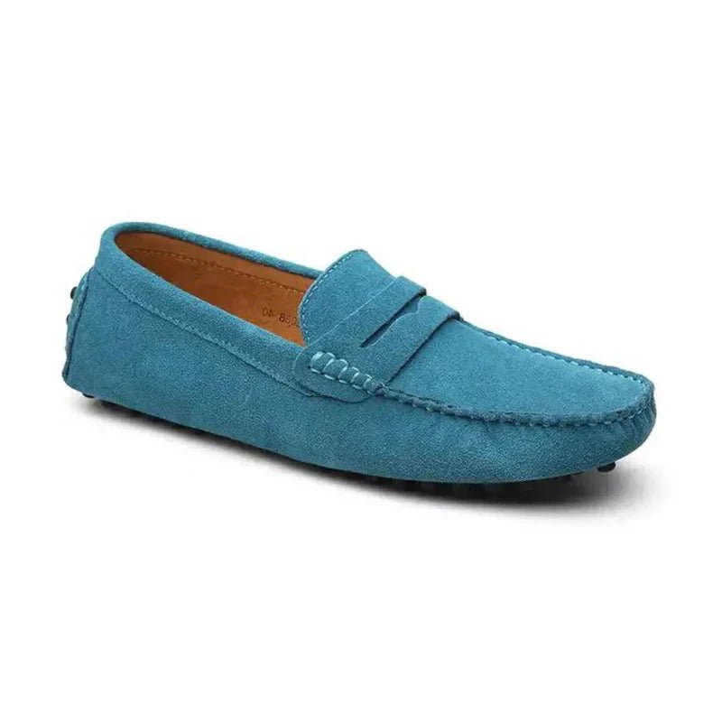 Svendora™| Driver - loafers i ruskind - Svendora