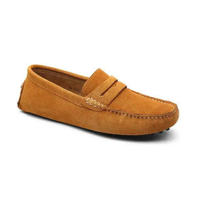 Svendora™| Driver - loafers i ruskind - Svendora