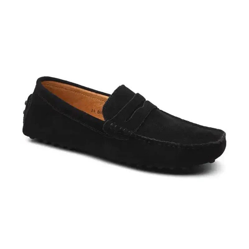 Svendora™| Driver - loafers i ruskind - Svendora