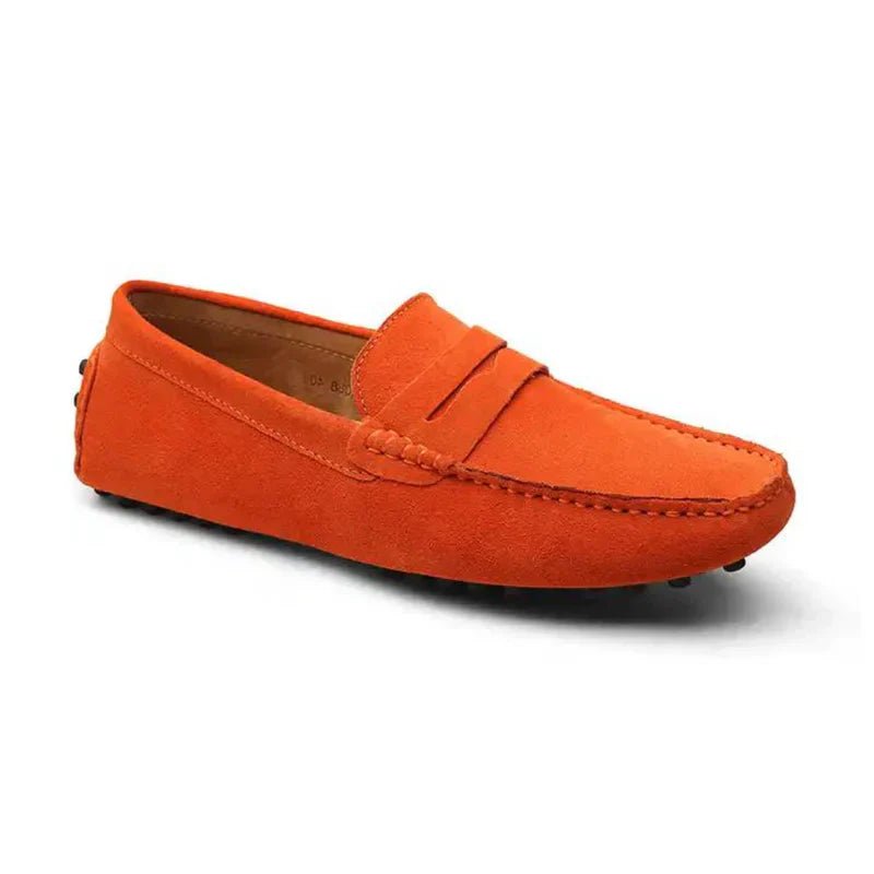 Svendora™| Driver - loafers i ruskind - Svendora