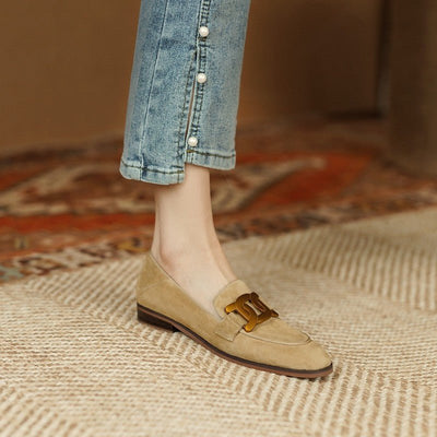 Svendora™ | Loafers i ruskind - Svendora